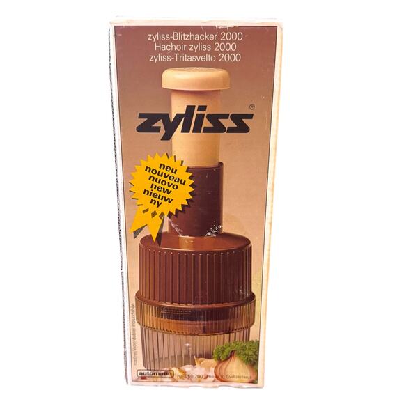 1970's Zyliss Blitzhacker Made in Switzerland Manual Food Chopper - Picture 1 of 7